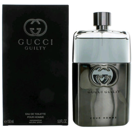 Gucci Men's Eau De Toilette Spray - Guilty Pour Homme Authentic Fragrance, 5 oz ,
