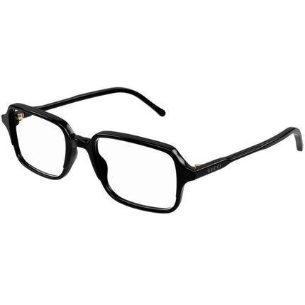 Gucci Men's Eyeglasses - Black Acetate Full Rim Square Frame Demo Lens | GG1211O 001 ,