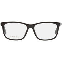 Gucci Men's Eyeglasses - Black Plastic Rectangular Shape Frame Demo Lens | GG0490O 006 ,