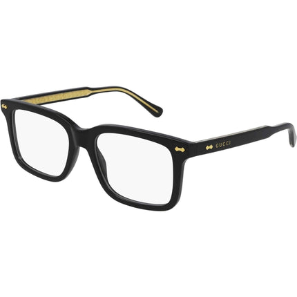 Gucci Men's Eyeglasses - Black Plastic Rectangular Shape Frame Demo Lens | GG0914O 001 ,