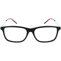 Gucci Men's Eyeglasses - Black Plastic/Metal Rectangular Frame Demo Lens | GG1050O 004 ,