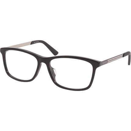 Gucci Men's Eyeglasses - Black Plastic/Metal Rectangular Shape Frame | GG0699OA 001 ,