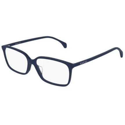 Gucci Men's Eyeglasses - Blue Plastic Full Rim Frame Demo Lens | GUCCI GG0553OA 007 ,