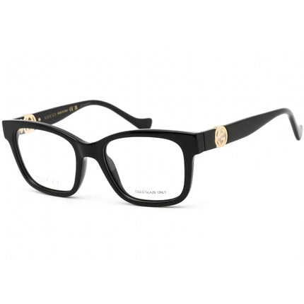 Gucci Men's Eyeglasses - Clear Demo Lens Black Rectangular Shape Frame | GG1025O 004 ,