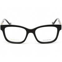 Gucci Men's Eyeglasses - Clear Demo Lens Black Rectangular Shape Frame | GG1025O 004 ,