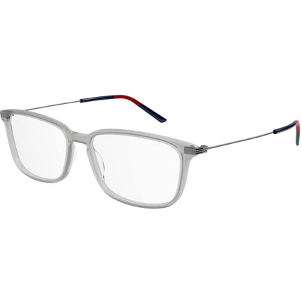 Gucci Men's Eyeglasses - Grey Plastic/Metal Rectangular Frame Demo Lens | GG1056OA 003 ,