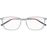 Gucci Men's Eyeglasses - Grey Plastic/Metal Rectangular Frame Demo Lens | GG1056OA 003 ,