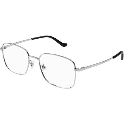 Gucci Men's Eyeglasses - Ruthenium Metal Rectangular Frame Demo Lens | GG1355OA 003 ,