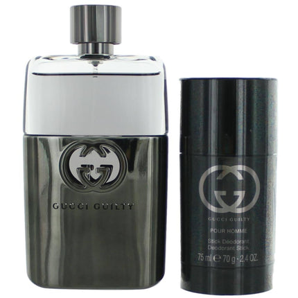 Gucci Men's Gift Set - Guilty Pour Homme Epitome of Modern Masculinity, 2 Piece ,