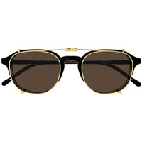 Gucci Men's Sunglasses - Black Recycled Acetate Full Rim Round Frame | GG1212S 002 ,