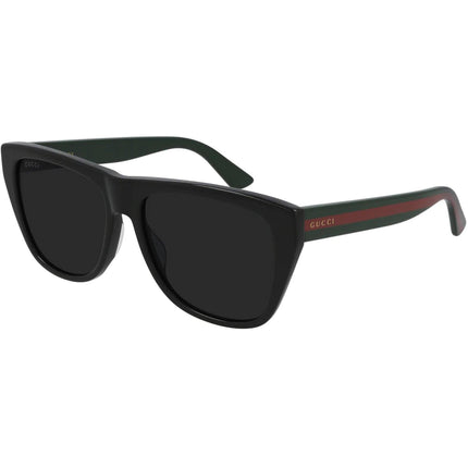 Gucci Men's Sunglasses - Full Rim Black Green Acetate Square Shape Frame | GG0926S 001 ,