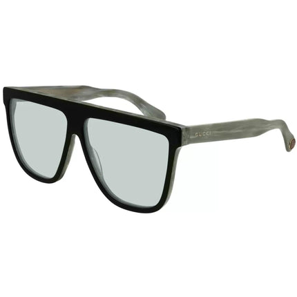 Gucci Men's Sunglasses - Full Rim Black Rectangular Frame | GG0582S-30008087004 ,