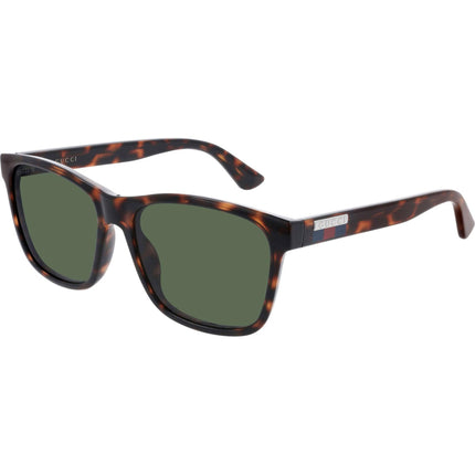 Gucci Men's Sunglasses - Full Rim Havana Plastic Square Shape Frame | GG0746S 003 ,