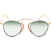 Gucci Men's Sunglasses - Gradient Green Plastic Lens Oval Shaped Frame | GG1034S 001 ,