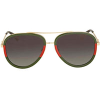 Gucci Men's Sunglasses - Gradient Grey Lens Metal and Acetate Frame | GG0062S 003 ,