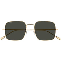 Gucci Men's Sunglasses - Grey Nylon Lens Full Rim Gold Square Frame | GG1184S 001 ,