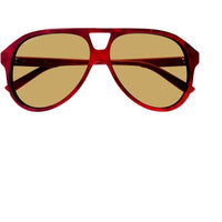 Gucci Men's Sunglasses - Havana Acetate Pilot Shape Frame Brown Lens | GG1286S 002 ,