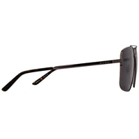 Gucci Men's Sunglasses - Ruthenium Metal Full Rim Pilot Frame Grey Lens | GG0941S 001 ,