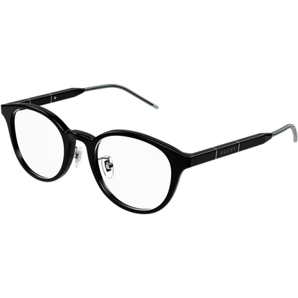 Gucci Unisex Eyeglasses - Black Acetate Oval Shape Frame Demo Lens | GG1229OJ 001 ,