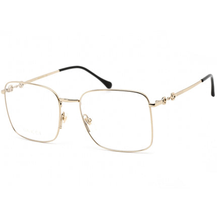 Gucci Unisex Eyeglasses - Full Rim Gold and Black Square Metal Frame | GG0951O 002 ,