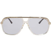 Gucci Unisex Sunglasses Yellow/Crystal Fixed Nose Pads Rectangular Frame | GG0200S 005 ,