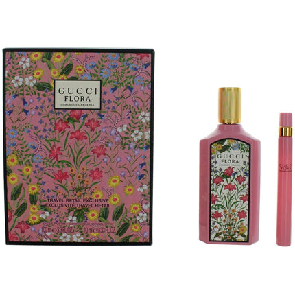 Gucci Women's EDP Spray Gift Set - Flora Gorgeous Gardenia Alluring Scent, 2 Piece ,