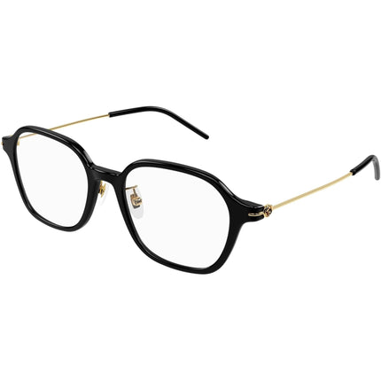 Gucci Women's Eyeglasses - Black Acetate/Metal Square Frame Demo Lens | GG1277OA 001 ,
