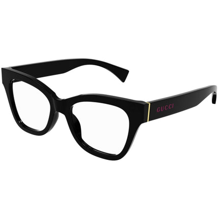 Gucci Women's Eyeglasses - Black Plastic Cat Eye Shape Frame Demo Lens | GG1133O 003 ,