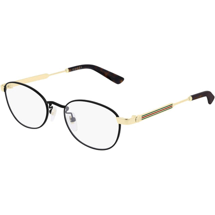 Gucci Women's Eyeglasses - Brown Titanium Oval Shape Frame Demo Lens | GG0591OJ 004 ,