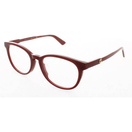 Gucci Women's Eyeglasses - Burgundy Acetate Square Frame Demo Lens | GG0866OA 006 ,