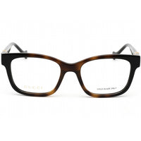 Gucci Women's Eyeglasses - Clear Demo Lens Rectangular Plastic Frame | GG1025O 005 ,