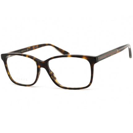Gucci Women's Eyeglasses - Clear Lens Havana Crystal Rectangular Frame | GG0530O 005 ,