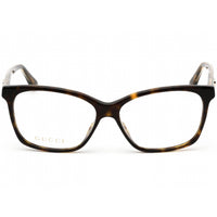 Gucci Women's Eyeglasses - Fixed Nose Pads Havana Rectangular Frame | GG0532O 002 ,