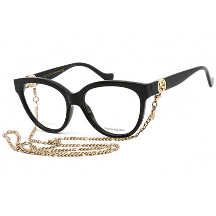 Gucci Women's Eyeglasses - Full Rim Black Cat Eye Shaped Plastic Frame | GG1024O 006 ,