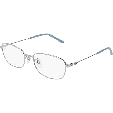 Gucci Women's Eyeglasses - Gold Rectangular Full-Rim Metal Frame | GUCCI GG0444O 2 ,