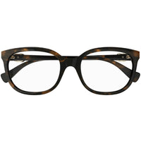 Gucci Women's Eyeglasses - Havana Acetate Cat Eye Shape Frame Demo Lens | GG1075OA 002 ,