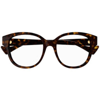 Gucci Women's Eyeglasses - Havana Acetate Cat Eye Shape Frame Demo Lens | GG1260OA 002 ,