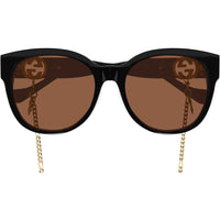 Gucci Women's Sunglasses - Adjustable Nose Pads Black Acetate Frame | GG1028SK 004 ,