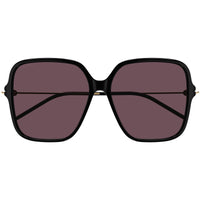 Gucci Women's Sunglasses - Black Acetate Butterfly Frame Violet Lens | GG1267SA 003 ,