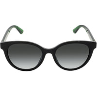 Gucci Women's Sunglasses - Black and Green Round Shape Plastic Frame | GG0702SKN 004 ,
