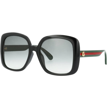 Gucci Women's Sunglasses Black Fixed Nose Pads Full Rim Square Frame | GG0714SA 001 ,