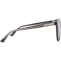Gucci Women's Sunglasses - Black Plastic Cat Eye Shape Frame Grey Lens | GG0377SKN 001 ,
