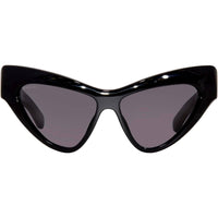 Gucci Women's Sunglasses - Black Plastic Cat Eye Shape Frame Grey Lens | GG1294S 001 ,