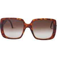 Gucci Women's Sunglasses - Brown Lens Full Rim Havana Plastic Frame | GG0632S 002 ,