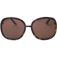 Gucci Women's Sunglasses - Brown Lens Full Rim Havana Square Frame | GG0892SA 002 ,