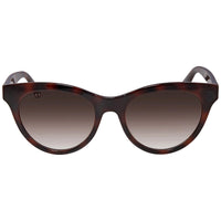 Gucci Women's Sunglasses - Brown Lens Havana Injected Plastic Frame | GG0763S 002 ,