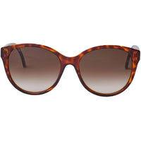 Gucci Women's Sunglasses - Brown Lens Havana Plastic Cat Eye Frame | GG0631S 002 ,