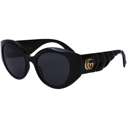Gucci Women's Sunglasses - Full Rim Black Acetate Cat Eye Shaped Frame | GG0809S 001 ,