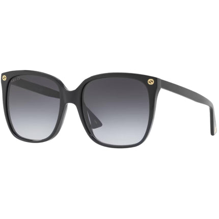 Gucci Women's Sunglasses - Full Rim Black Acetate Square Shape Frame | GG0022S 001 ,