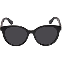 Gucci Women's Sunglasses - Full Rim Black Plastic Round Shape Frame | GG0702SKN 001 ,